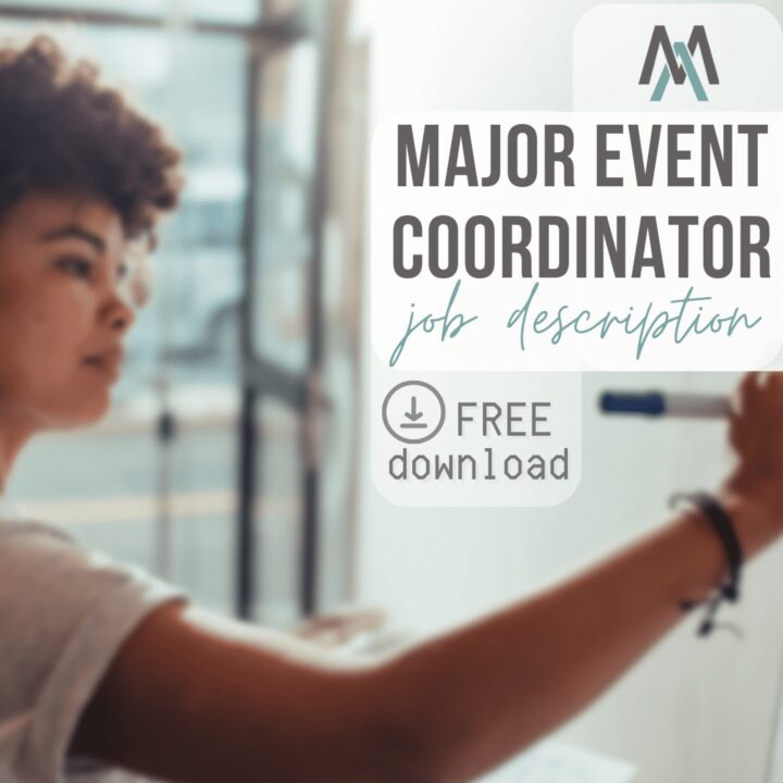 Major Event Coordinator Job Description