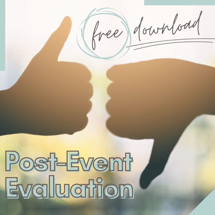 Event Evaluation Survey